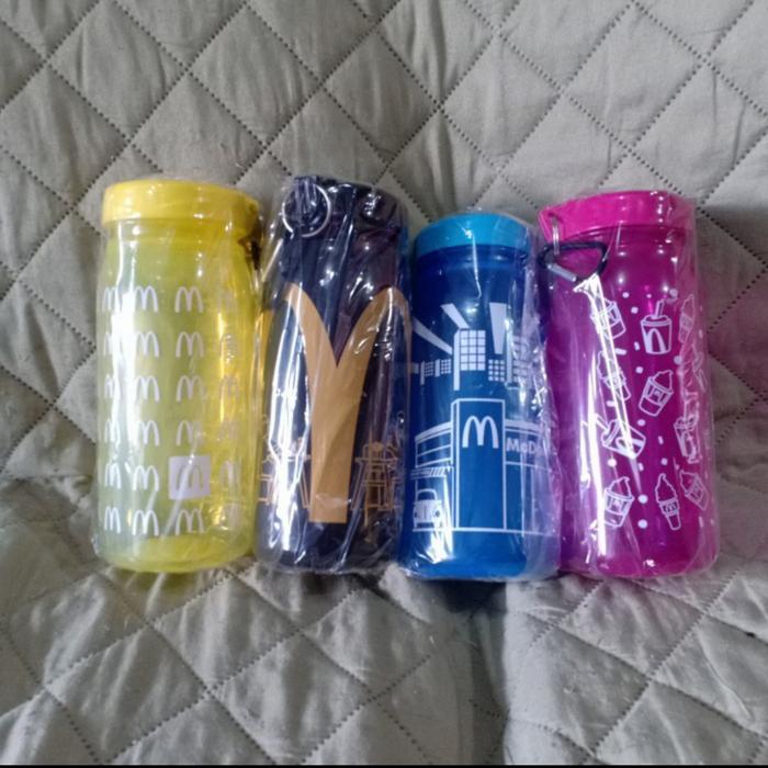 Colorful Bottle Botol Reusable Mcdonalds Cup Tumbler Mcd Tupperware Terlaris