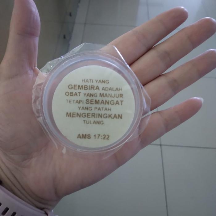 Hosti Ayat + Anggur Perjamuan Kudus ( Hosti Besar )