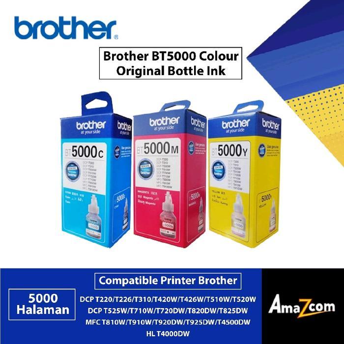 Tinta Brother Brother BT5000 Refill 1 set (C,M,Y) for Printer DCP-T220 T420W T720DW
