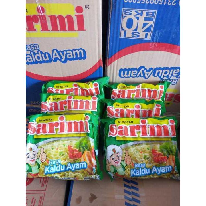 "New" Mie instan sarimi kaldu ayam 1 dus isi 40 bungkus Kuah