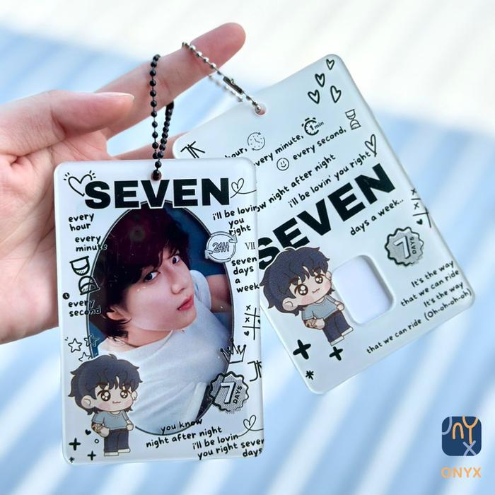 ACRYLIC PHOTOCARD PC HOLDER SEVEN JUNGKOOK