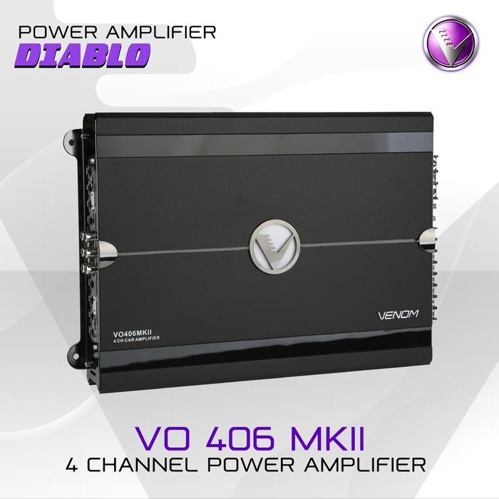 POWER AMPLIFIER 4 CHANNEL VENOM DIABLO VO 406 MKII Audio Mobil