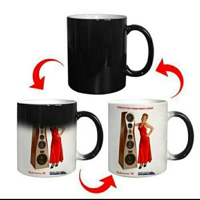 Mug Cetak suka suka Mug Bunglon Mug magic + cetak