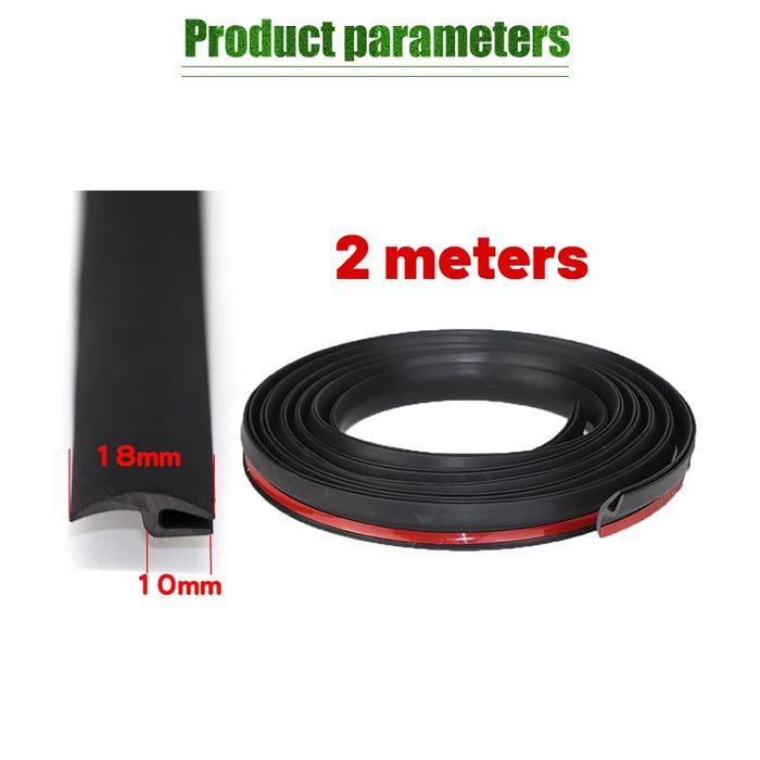 Cabydut Kids 2M Seal Strip Karet Kaca Depan Mobil U Shape Pelindung Lis Karet Kaca Mobil Universal