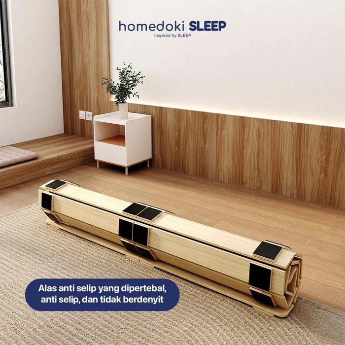 Homedoki Wrapbed Series / Kasur Tatami Papan / Dipan Kayu / Papan Kasur Lipat / Kasur Bernapas