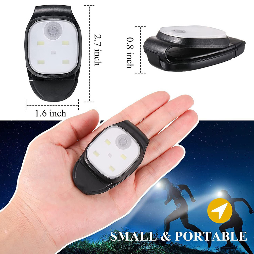 Led Clip Lamp 4 Lighting Es Running Clip Light Safety Warning For Jogging Night Walking For Fishing