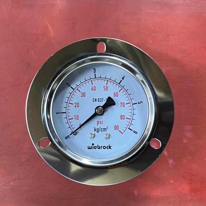 Pressure Gauge Wiebrock 21/2 Inch Payung 70 Kg/Bar (1/4" Npt)