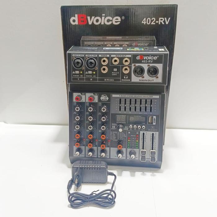 Mixer dBvoice 402-RV & Ashley Premium 4 mixer 4 Channel 2 Mono 2 Stereo Original