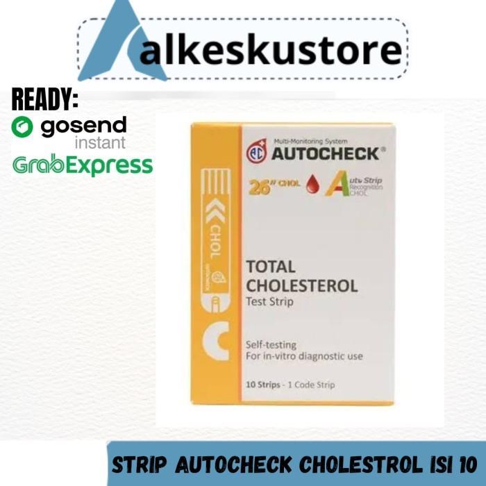 Ready Strip Isi Ulang Autocheck Cholestrol / Autocheck Cholestrol