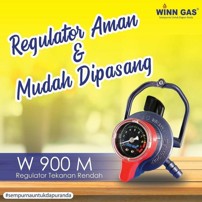Regulator Kompor Gas W900M Winn Gas / Regulator W900M Winn Gas / Kepala Gas W 900 M Winn Gas /