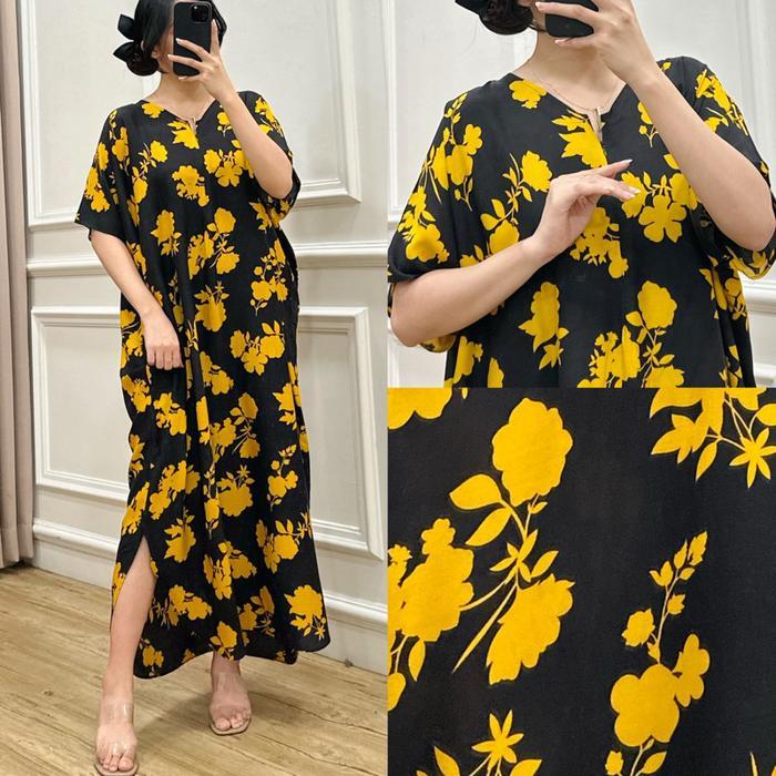 TERLARIS AMARIEL BETTY BIG SIZE DRESS DASTER JUMBO PANJANG NYAMAN BUMIL BUSUI FRIENDLY - KATUN RAYON
