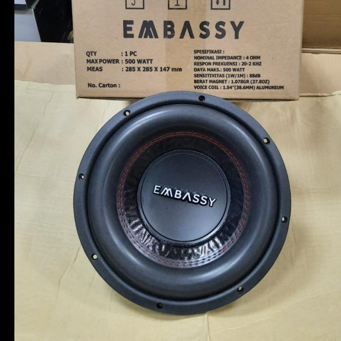Subwoofer 10 Inch Embassy Es-1044 Terbaik
