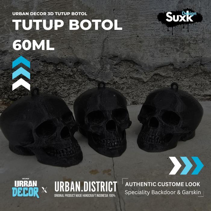 URBAN Decor 3D Tutup Botol 60Ml 3D Design By URBAN DISTRICT
