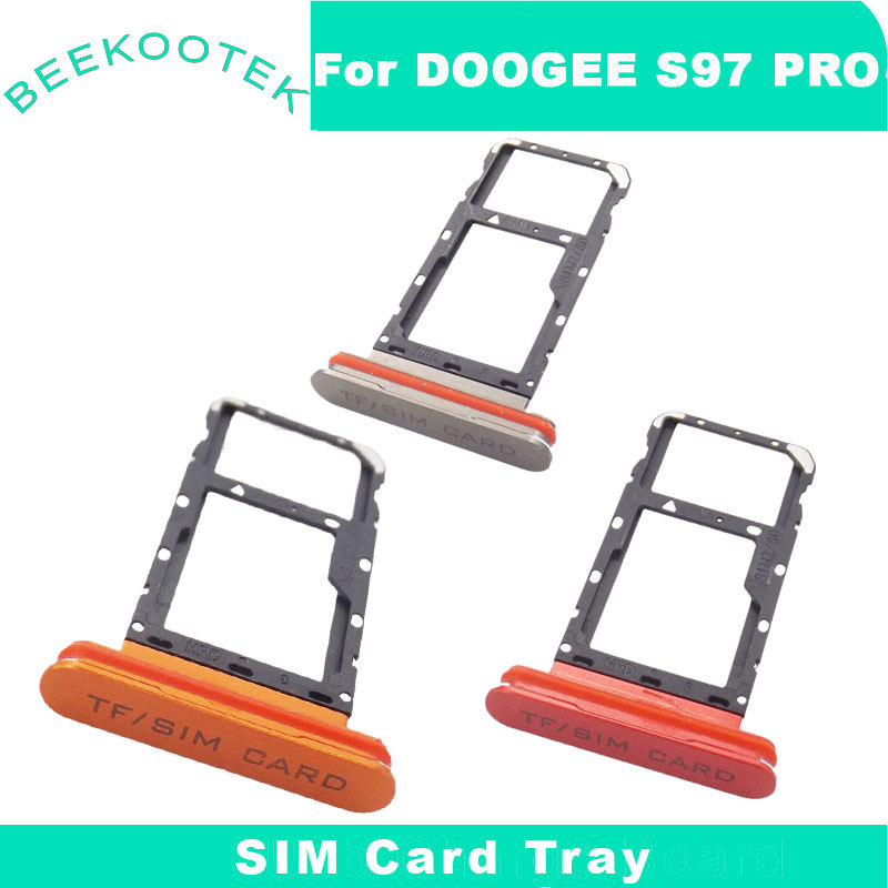 New Original Doogee S97 Pro Sim Card Holder Tray Card Repair Replacement Accessories For Doogee S97