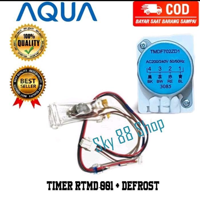 Ready Timer Defrost Bimetal Kulkas Aqua 2 Pintu - 1 Set