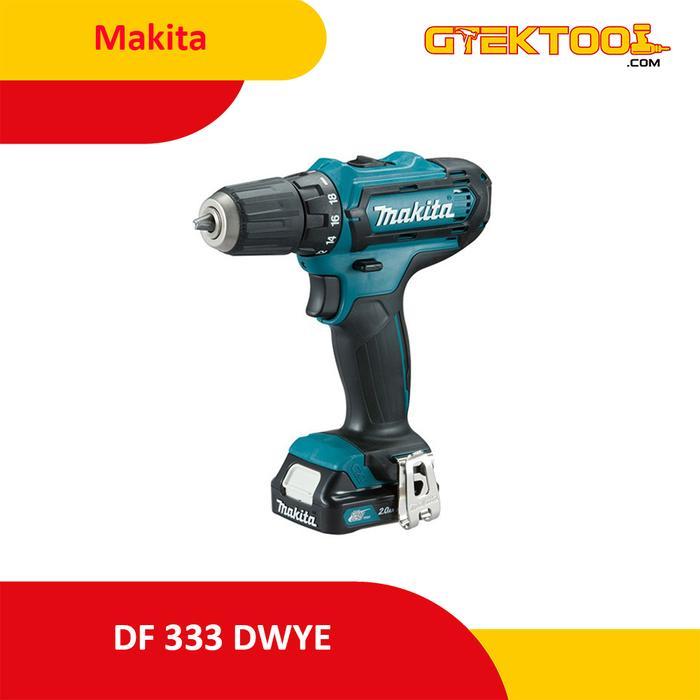 Makita DF333DWYE / DF 333 DWYE Mesin Bor Baterai Cordless Drill