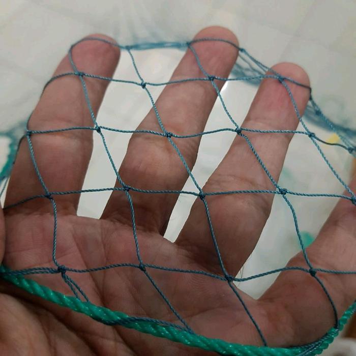ORIGINAL jaring anco nilon lubang 1.5 inchi (2cm x 2cm) benang D6 untuk mujaer nila bandeng READY