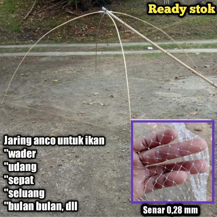 TERLARIS Anco ikan wader / jaring anco udang ukuran lubang 3/4 inchi READY STOCK