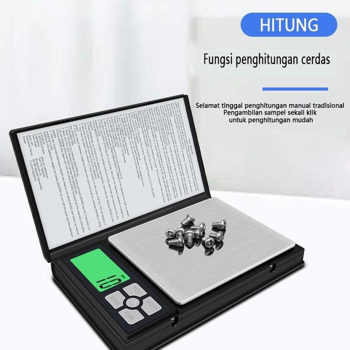 Timbangan Saku Digital Timbangan Emas/Timbangan Emas Notebook Series Digital/Timbangan dapur/0.01gr
