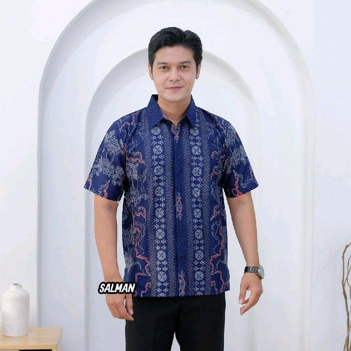 Baju Batik Pasangan Etnika Elegan Model Terbaru/atasan batik wanita dan pria katun halus
