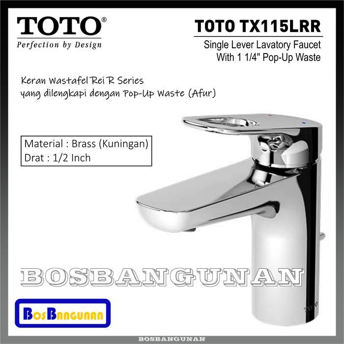 Keran Wastafel TOTO TX115LRR (PANAS-DINGIN) / Kran Wastafel TOTO TX 115 LRR / Keran Air TOTO / TOTO