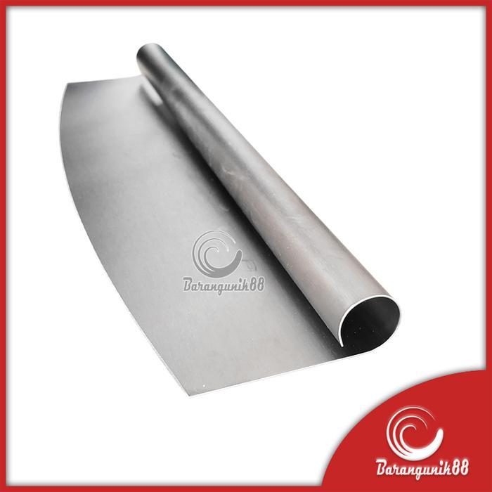 Scraper Panjang 35 Cm Stainless Steel Kue Pemotong Adonan Roti Dough Cutter