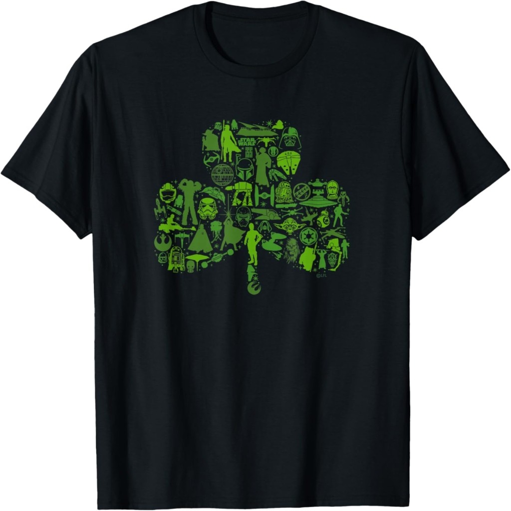 Star Wars Green Shamrock St. Patrick’s Day T-Shirt