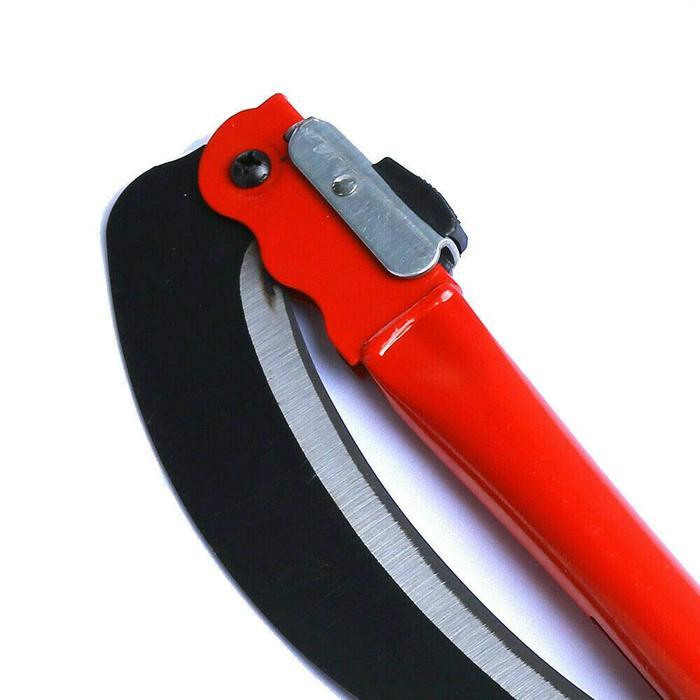 "New" Pisau Sabit Lipat Panjang Alat Potong Rumput Portable Arit Rumput