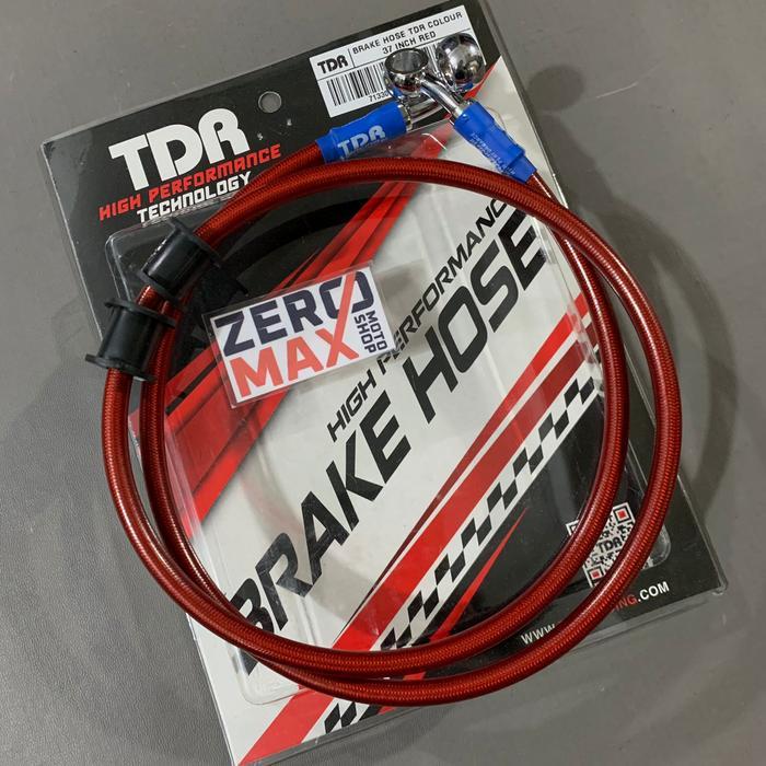 Selang Rem Tdr Racing 37Inch 93Cm Red Beat Karbu Beat Fi Esp Spacy Fi