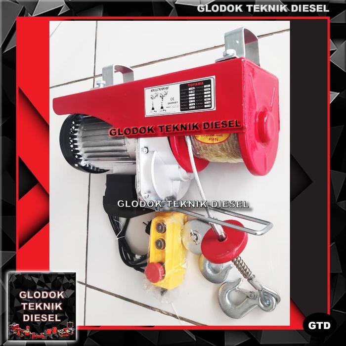 Electric Wire Rope Hoist 1 Ton 1200 Kg 20M Takel Katrol Listrik 1200Kg