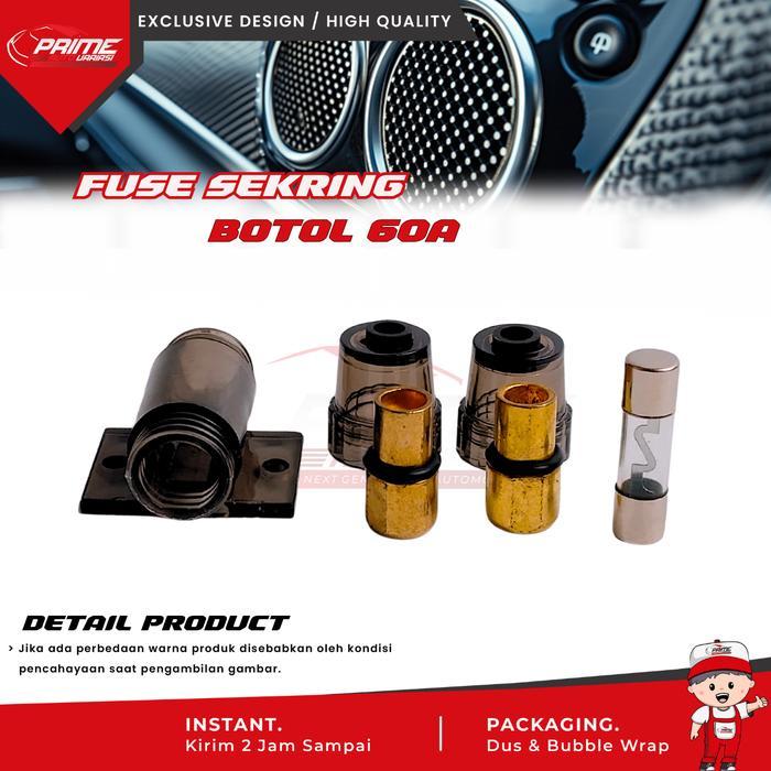 "New" Sekering Audio 60A Fuse Audio 60A Sekring Audio Mobil 60A