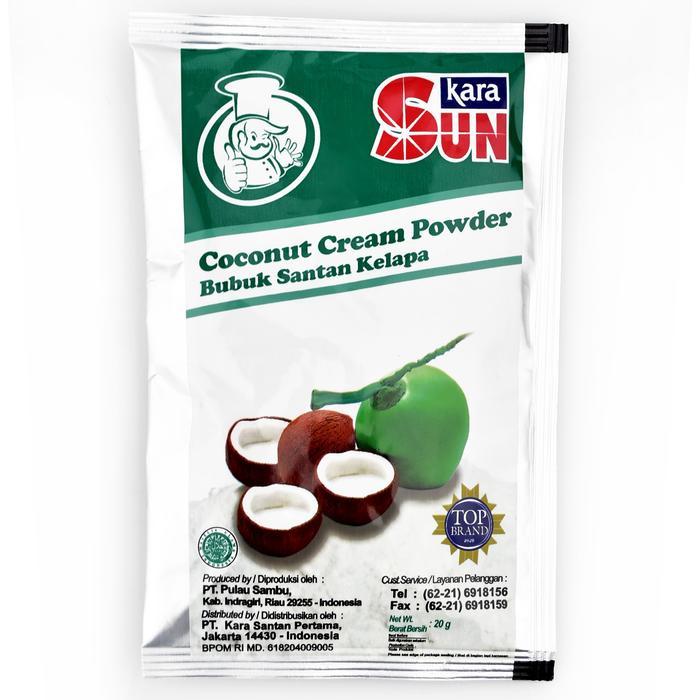 "New" SUN KARA Bubuk Santan Kelapa 20gr / Santan Bubuk / Kara Sun