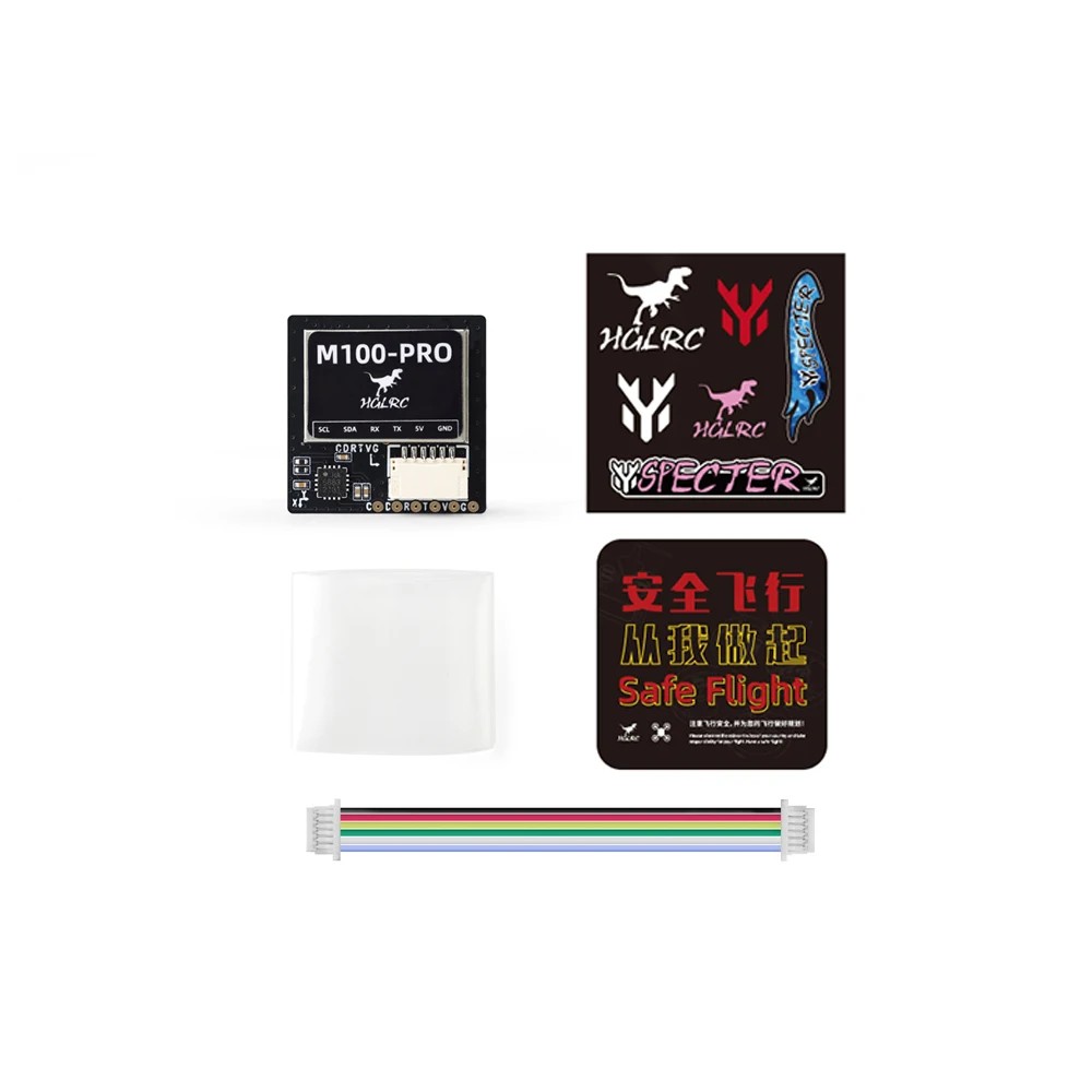 HGLRC M100 PRO GPS Chip B101 10th Generation Protocol Chip UBX 3.3V-5V Used for FPV Racing Freestyle