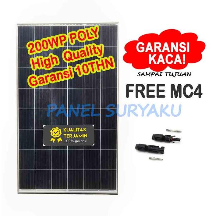 Solar Panel Surya 200wp Poly Solar Cell 200wp Poly