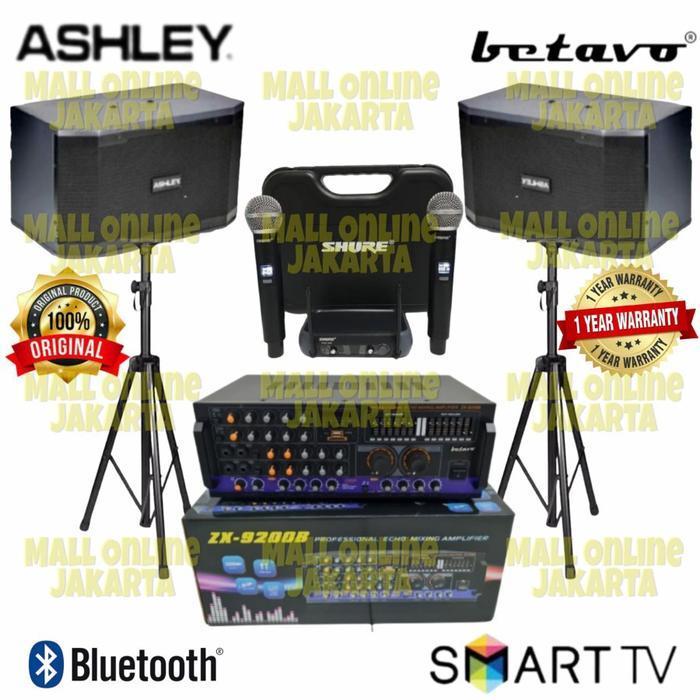 Paket Karaoke set Ashley 10 nch Sound system paketan betavo