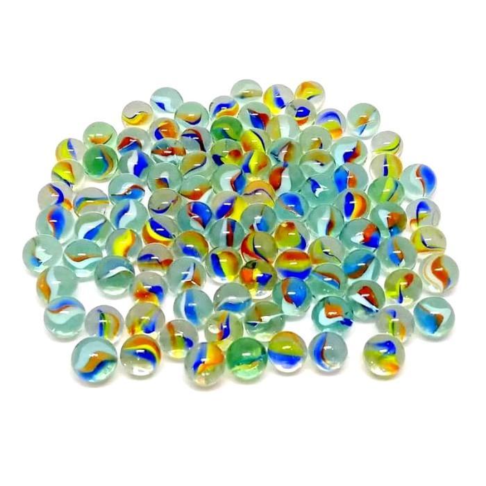 "New" 100pcs dan 200pcs kelereng MINi diameter 1,1cm