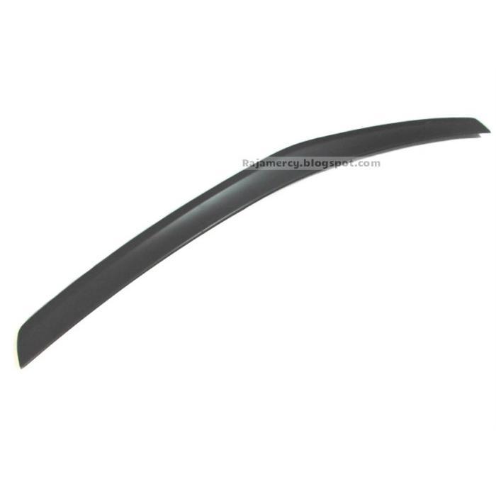 Ready Spoiler W212 AMG Style + Emblem Kap Mesin + Emblem Tulisan AMG