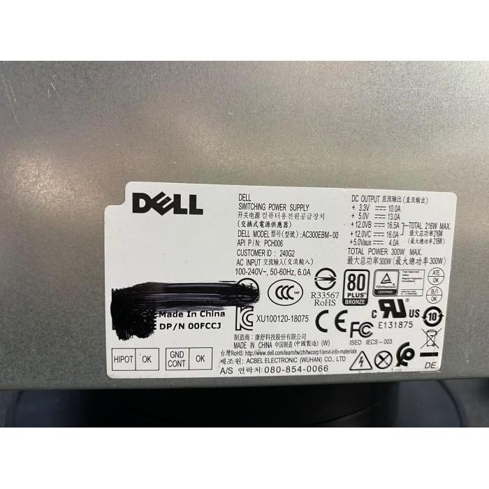PSU For Dell Precision T3630 3640 300W AC300EBM-00 PCH006 00FCCJ BERGARANSI - CIS99