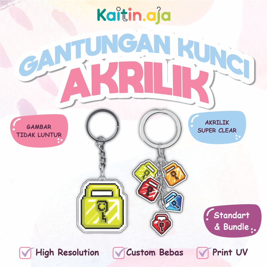 Gantungan kunci growtopia locks