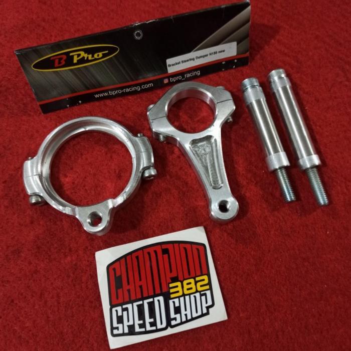Bracket Breket Steering Damper Stabilizer Stang BPRO Ninja 150 SS 150