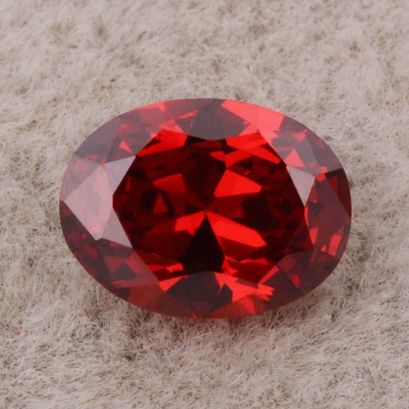 Brilliant Cut 13x18mm Oval Cut Red Garnet Gemstones Natural Mined Garnet Diy Jewelry VVS Gem For Diy