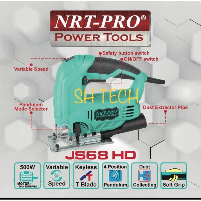 Jigsaw Nrt Pro Js65Hd Jig Saw Nrt Pro Js 65 Hd Gergaji Triplek