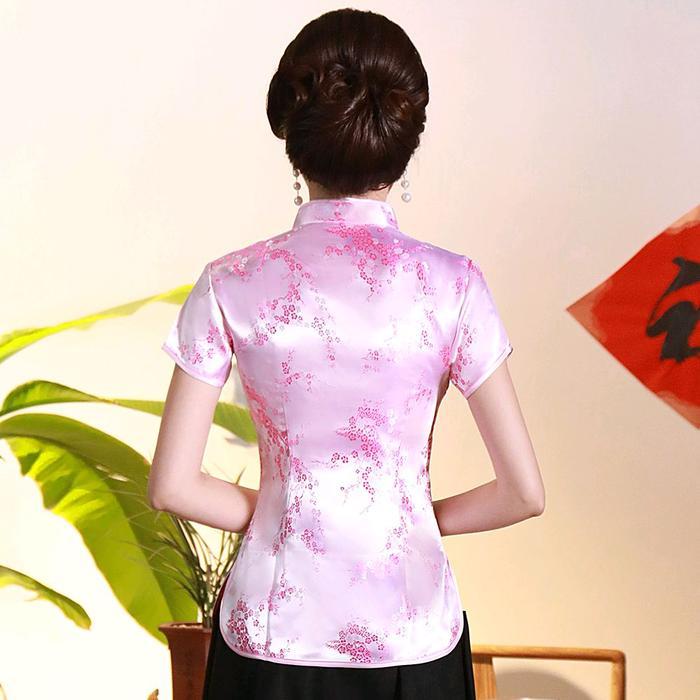 Promo Atasan Cheongsam Wanita Lengan Pendek Import Baju