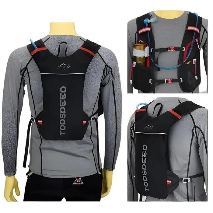 Topspeed Hydropack Pria Wanita 0498B Tas Gunung Vest Taslari Bag Running Mendaki Outdoor Kapasitas