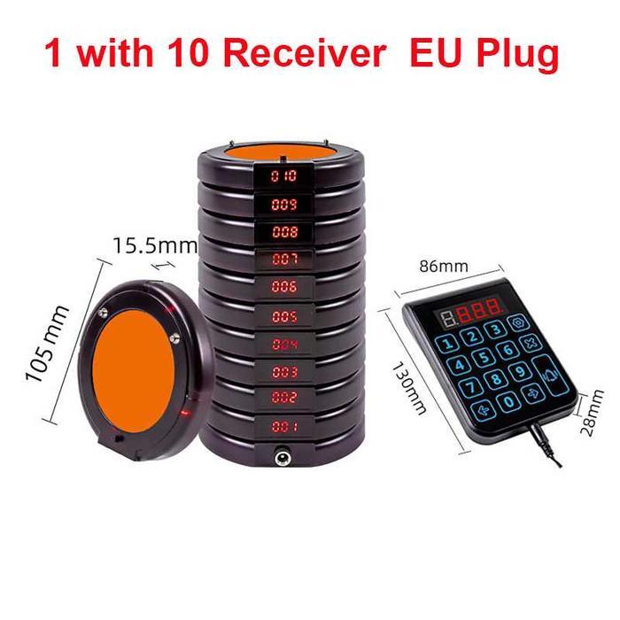 CALLING SYSTEM RESTAURANT MESIN ANTRIAN 10 PAGER