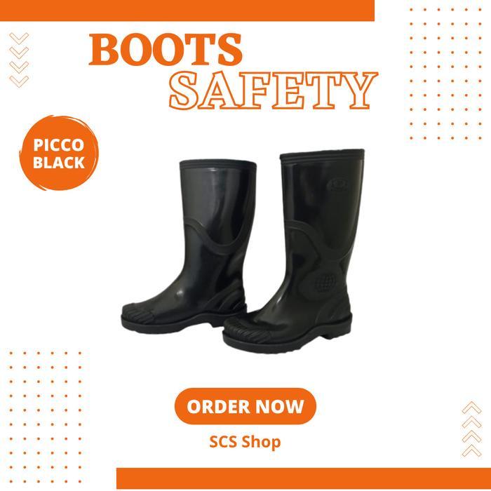 fiuri stor - sepatu boots picco panjang / boots karet / boots tinggi / boots safety