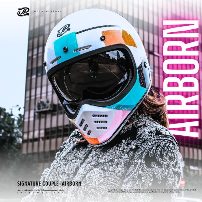 Jp Signature Helm Classic - Airborn - Helm Full Face Klasik