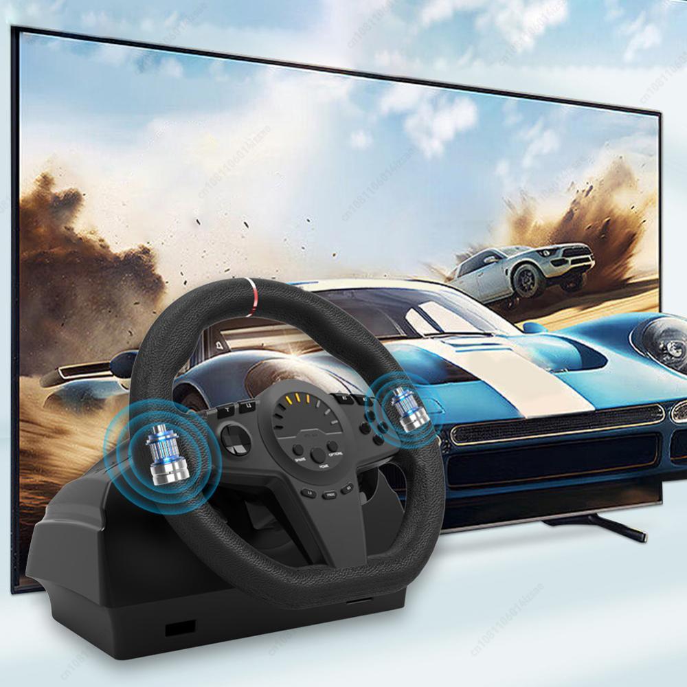 270 Simracing Pc Steering Wheel Game Steering Wheel Vibration Controller For Pc //Switch/ Xbox