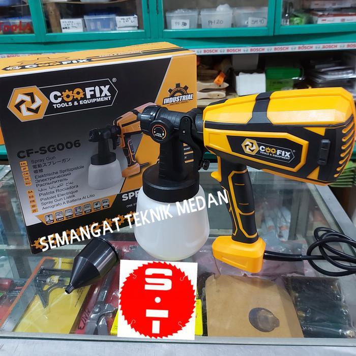 Cf-Sg006 Spray Gun Listrik Semprotan Angin Cat Tembaga Coofix Sg006 Pasti Diskon