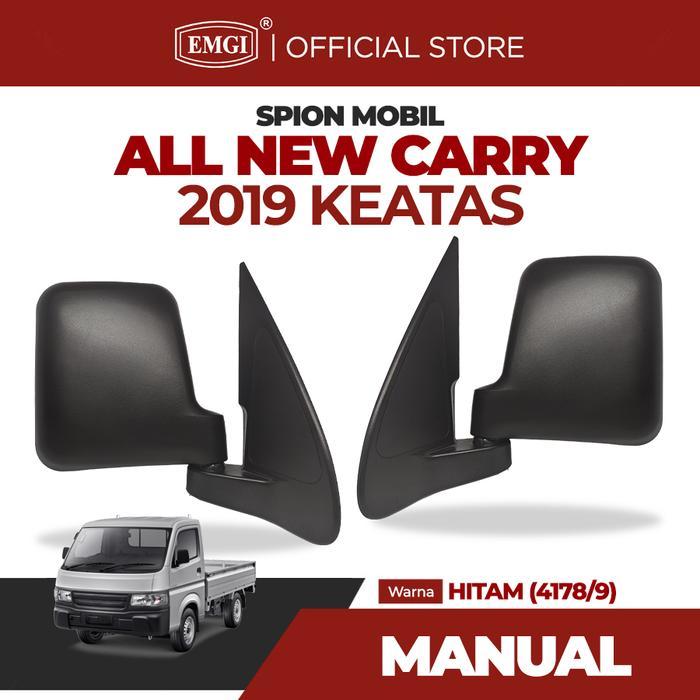 Emgi - Spion Mobil All New Carry 2019 - Manual Hitam Tbk